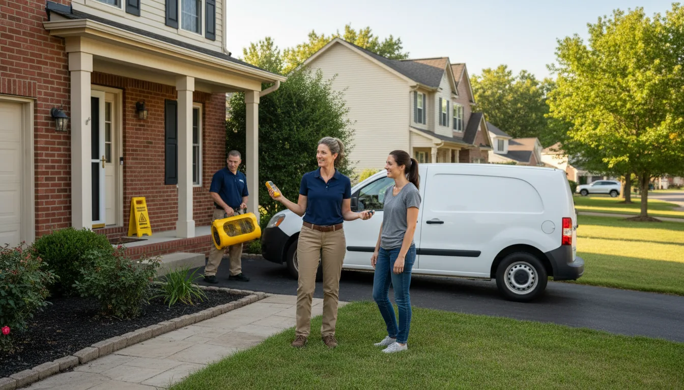 Residential water damage restoration in Edenton, NC